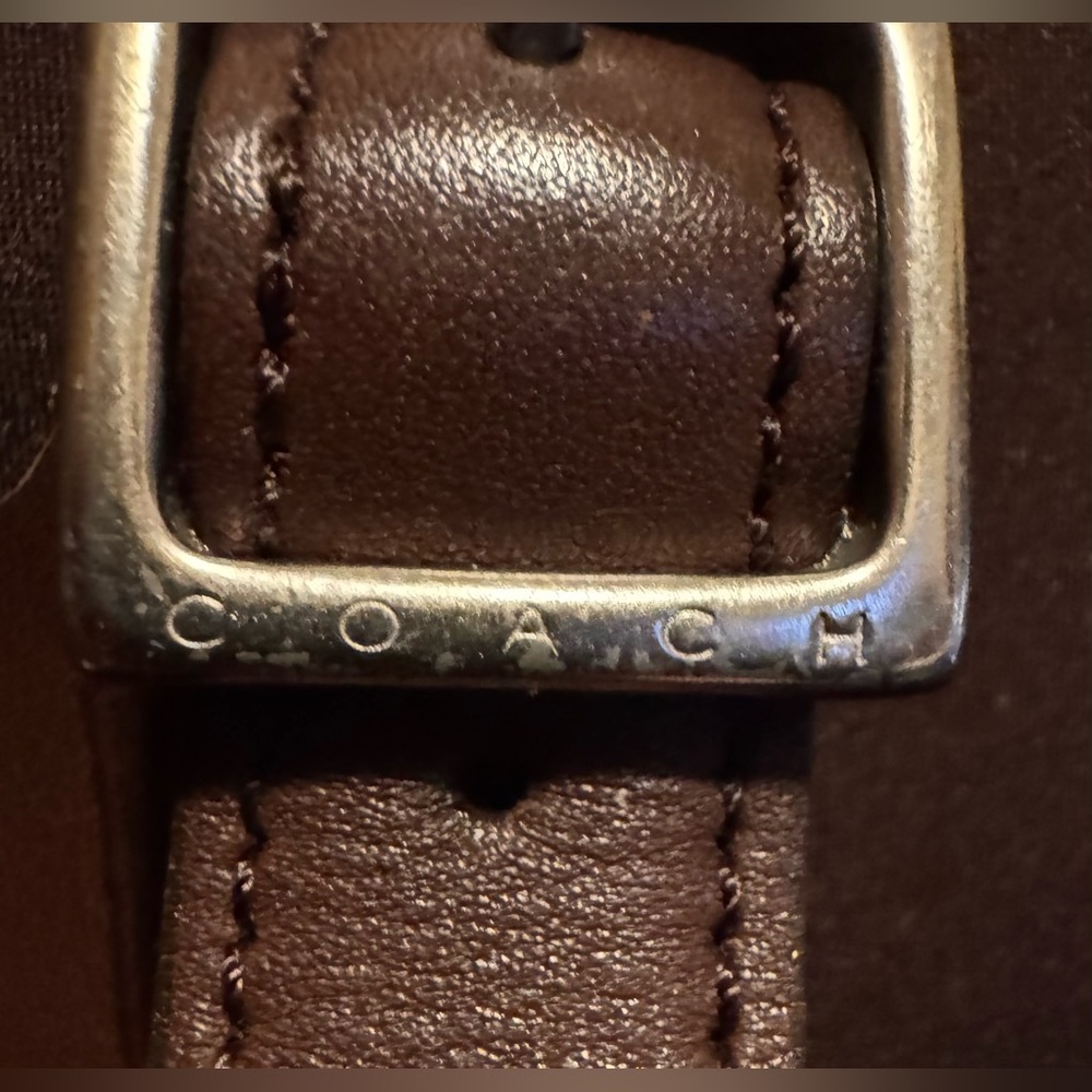 Coach Vintage 6221 Neo Compartment Satchel  (Mahogany) - GUC - Picture 12 of 13